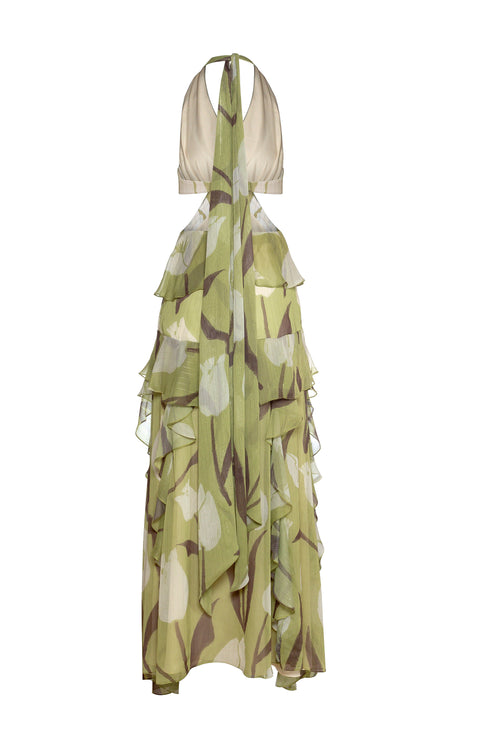 Secret Garden Dress Apple Green